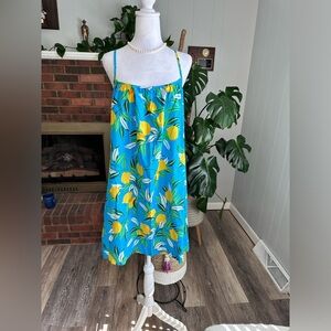 🌞  never worn 100% Cotton Sundress with adjustable straps and pockets.